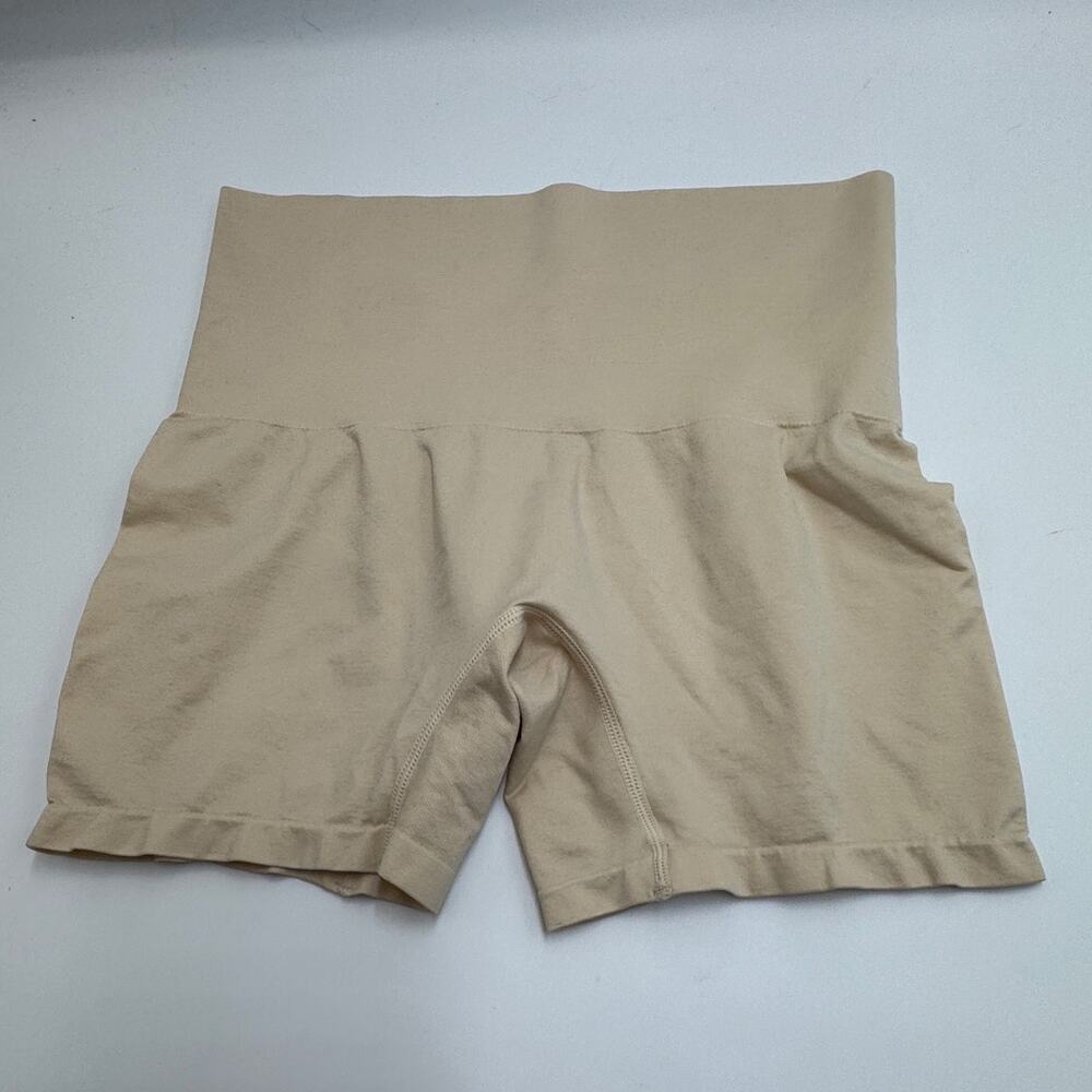 Yummie by Heather Thomson 2X·3X Nude High-Waist Shaping Shorts Seamless Control